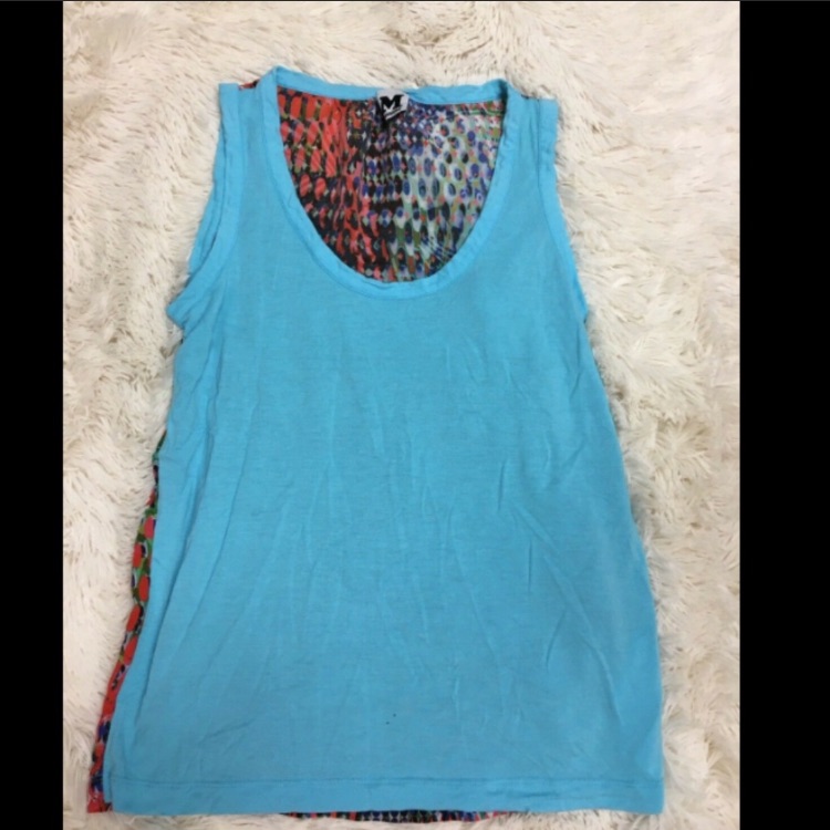 Missoni Blue “Scarf” Tank Flawed See Pics